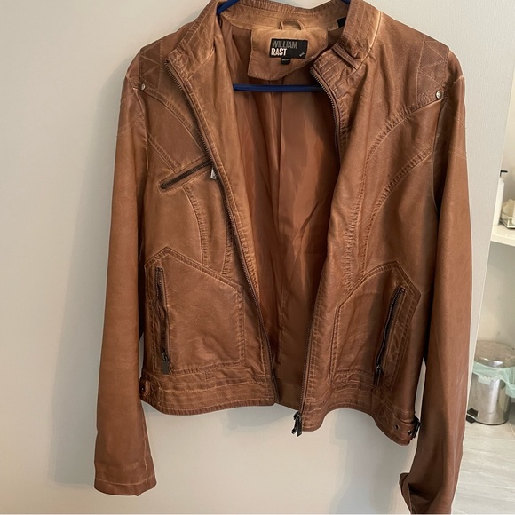 William Rast Leather Jacket - Picture 2 of 2